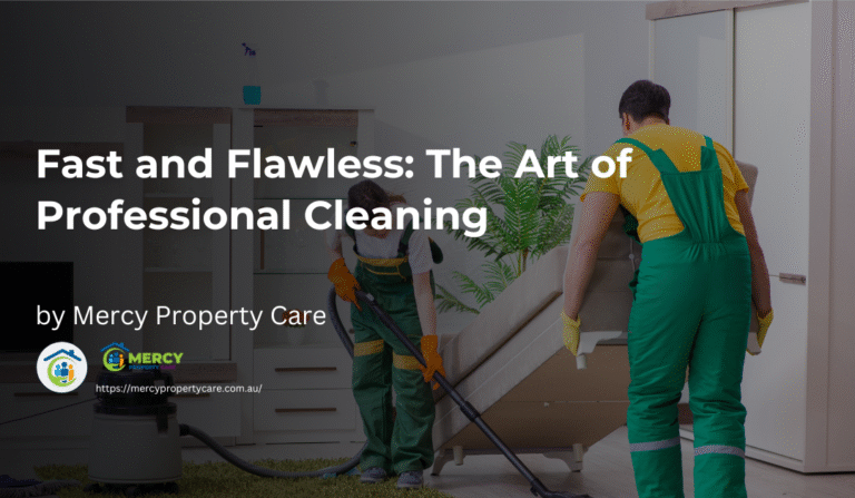 Fast and Flawless: The Art of Professional Cleaning
